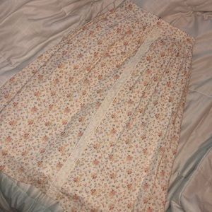floral vintage skirt
